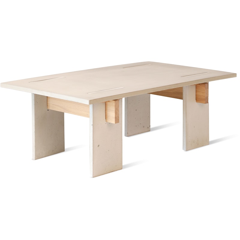 Arnold Salongbord 65x110 cm, Lys Betong