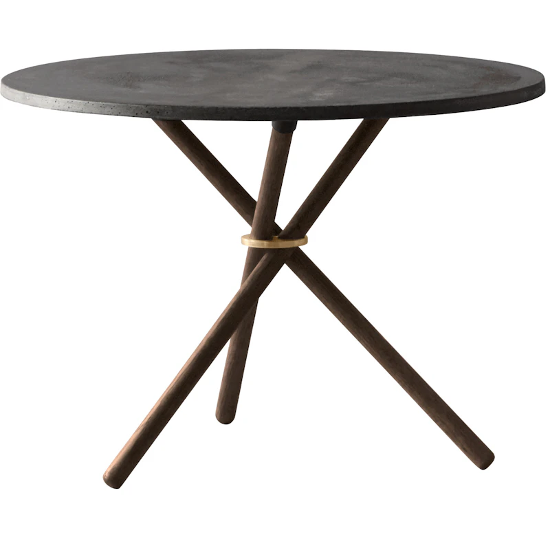 Daphne Salongbord 65 cm, Mørk Betong / Mørk Eik