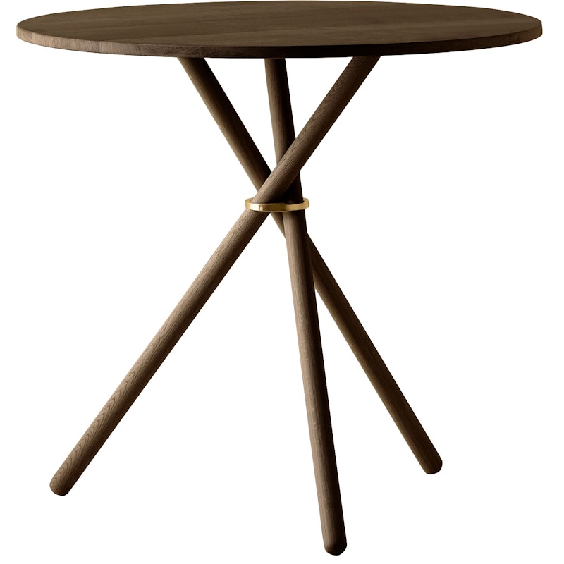 Aldric Sidebord 80 cm, Mørk Eik