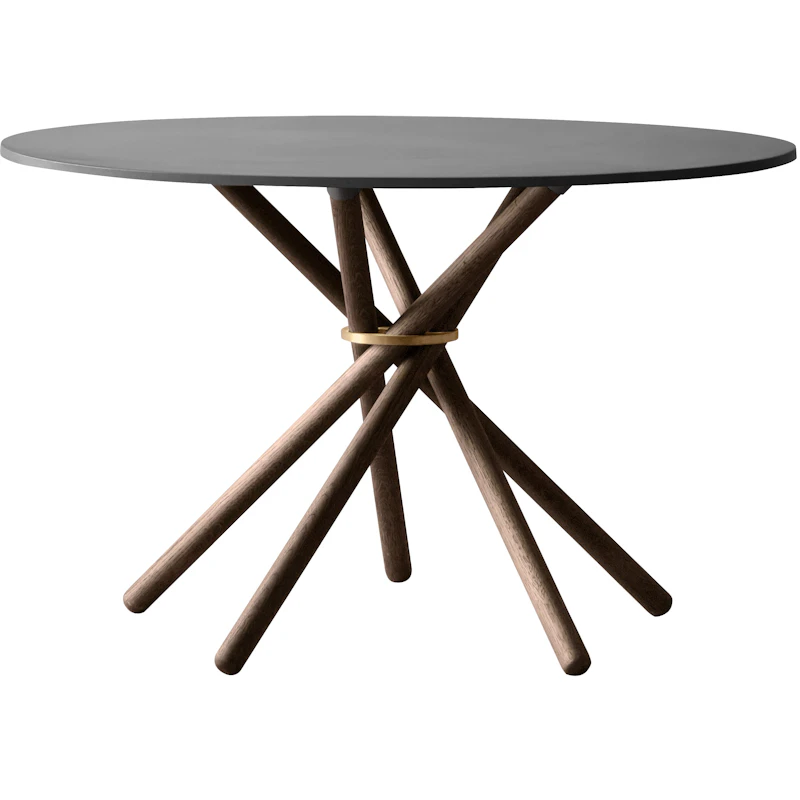 Hector 120 Spisebord, Mørk Betong / Mørk Eik