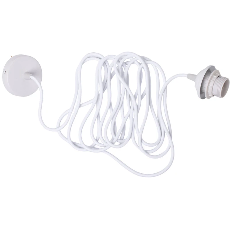 Edgeform Kabelholder Til Pendel Med Takbaldakin 500 cm, Hvit