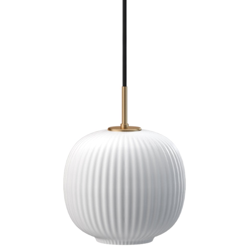 Vibra Pendel 18 cm, Opalhvit