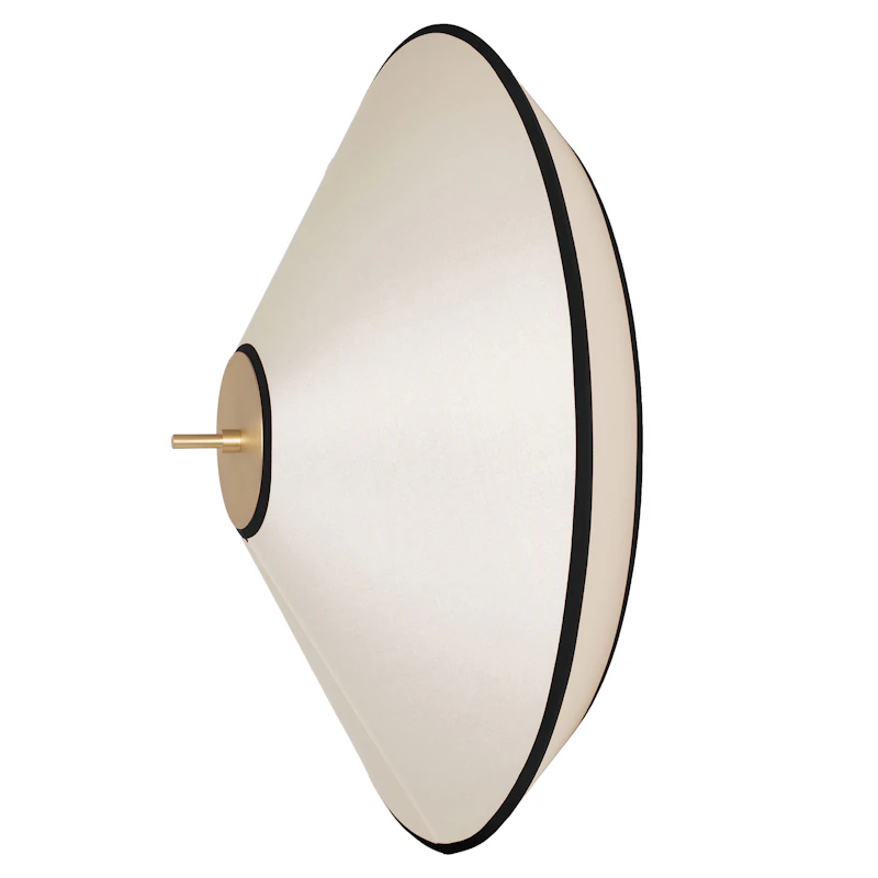 Tafta Vegglampe Ø52 cm, Sort / Off-white