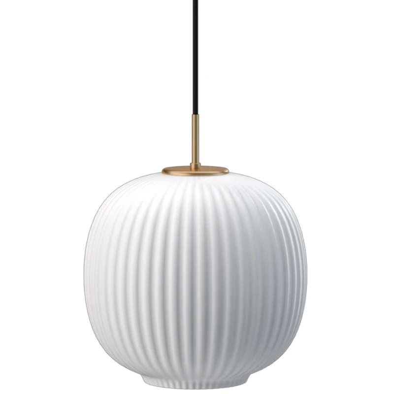 Vibra Pendel 26 cm, Opalhvit