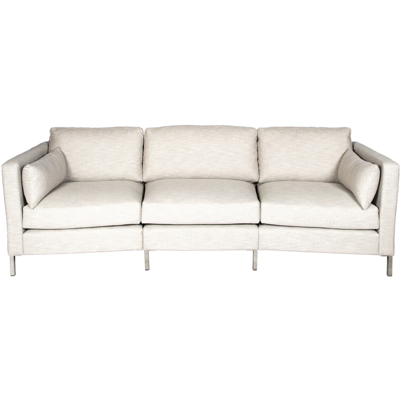Wave Sofa 3-seters Curved LC Pk1, Nolita Almond 01
