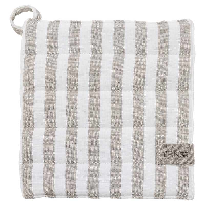 Gryteklut 23x25 cm, Hvit/Beige