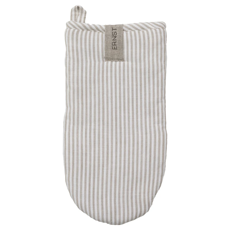 Grytevott Striper, Hvit/Beige