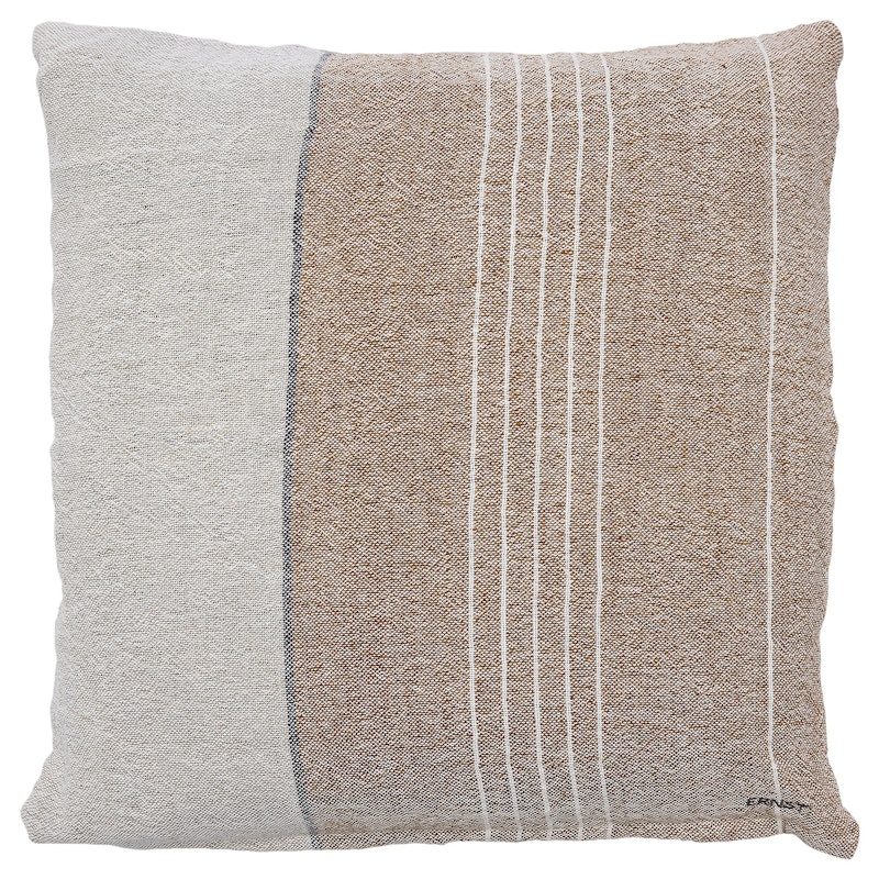 Putetrekk 50x50 cm, Karamellfarget/Naturfarget