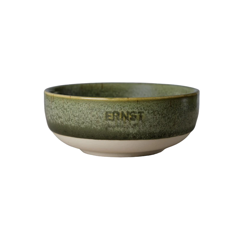 Skål 11 cm, Grønn / Hvit