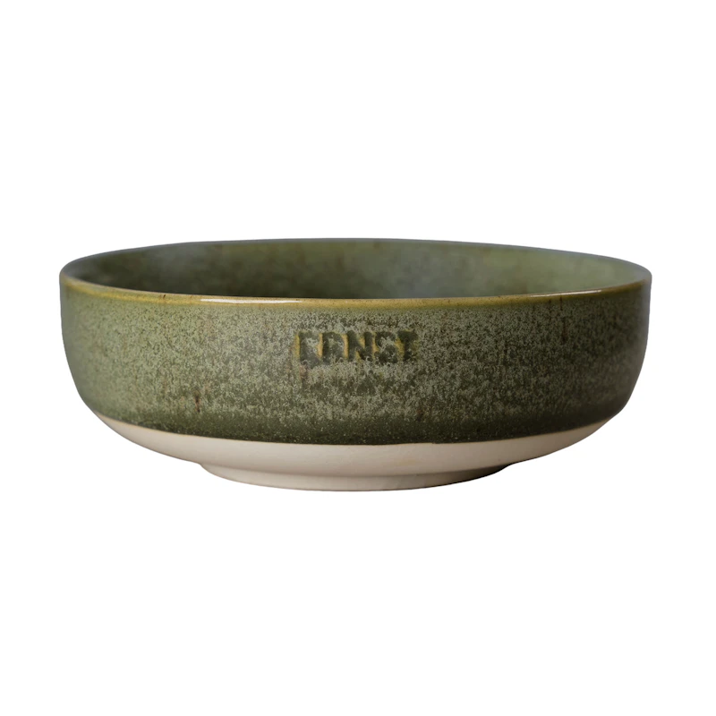 Skål 14 cm, Grønn / Hvit