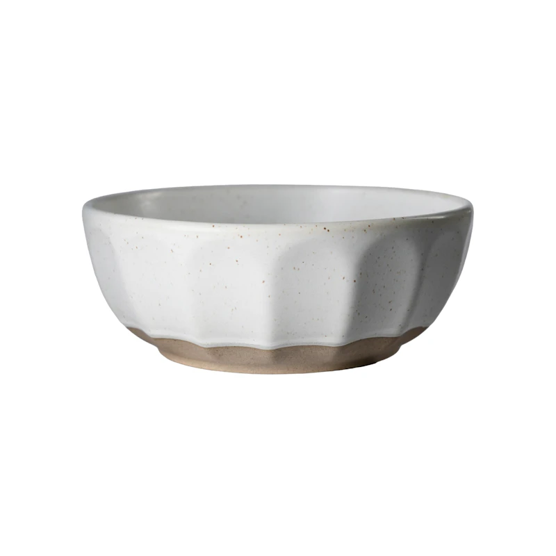 Skål 16 cm, Hvit / Natur