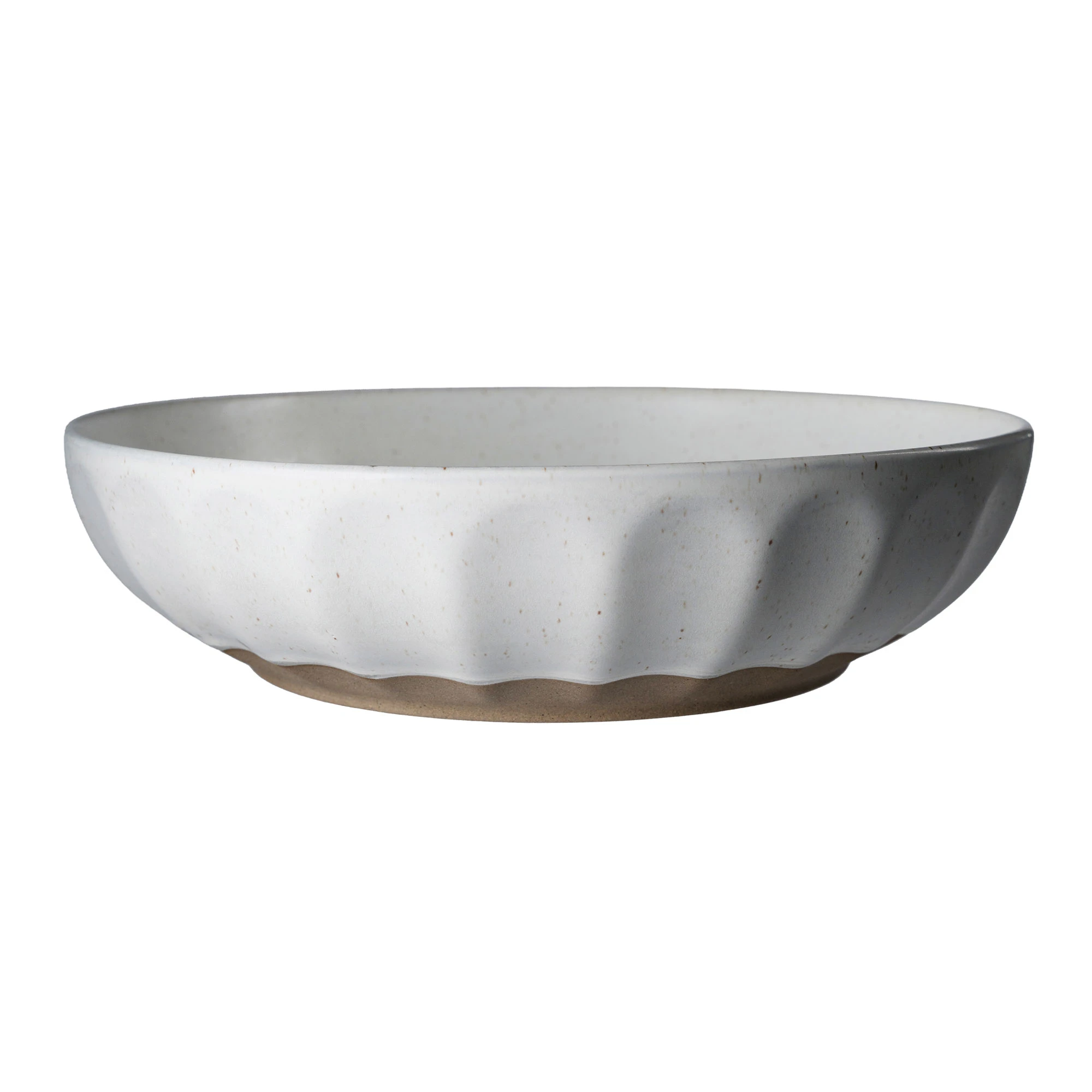 Sk&aring;l 24 cm, Hvit / Natur