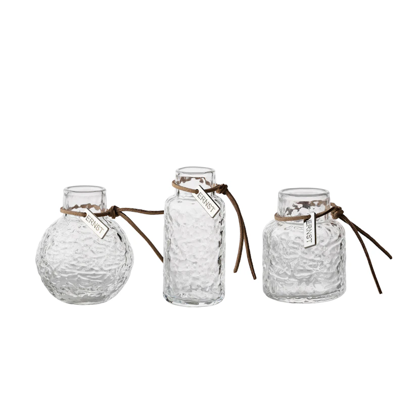 Vase 3-pk, Klar