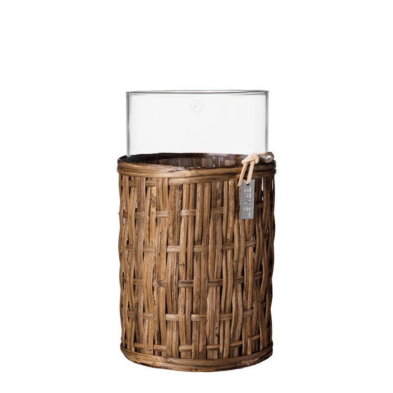 Vase 18 cm, Mørkebrun