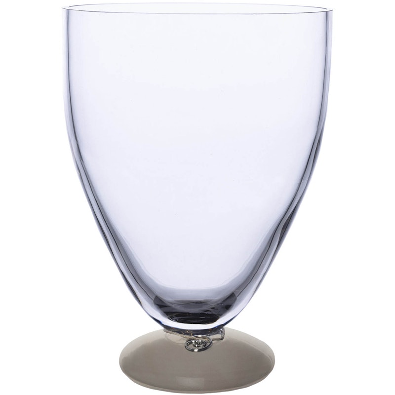 Glassvase, Beige