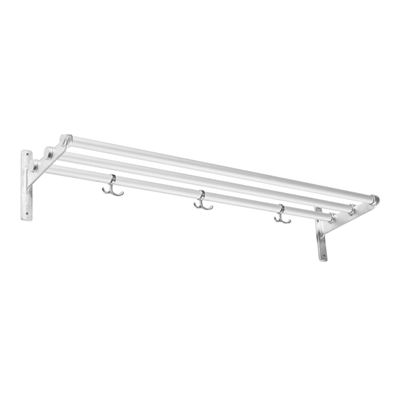 Nostalgi Hat Rack/Shoe Rack, Aluminium Fittings Hattehylle, Laget av resirkulert aluminium Aluminium