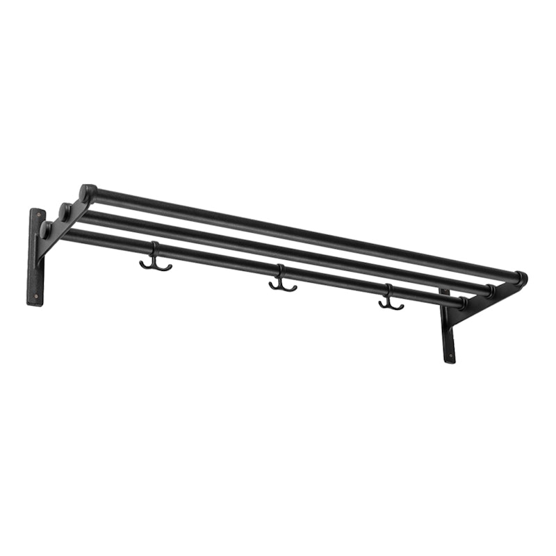 Nostalgi Hat Rack/Shoe Rack, Black Fittings Hattehylle Svart