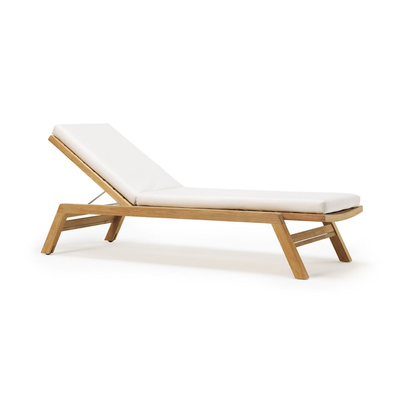 Costes Sunlounger Pute, Natural white