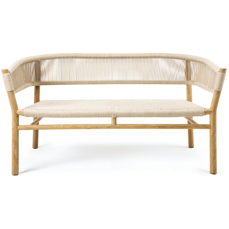 Kilt Sofa 2-seters, Teak / Sand