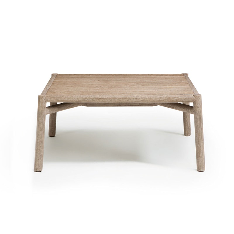 Kilt Square Salongbord 65x65 cm, Pickled Teak