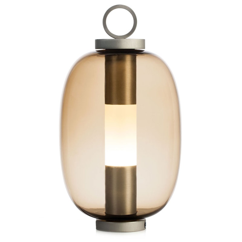 Lucerna Lanterna Bordlampe Oppladbar, Aluminium / Fumé