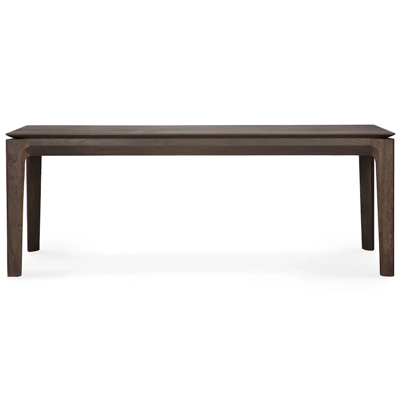 Bok Benk Mørkmalt Eik, 35x126 cm