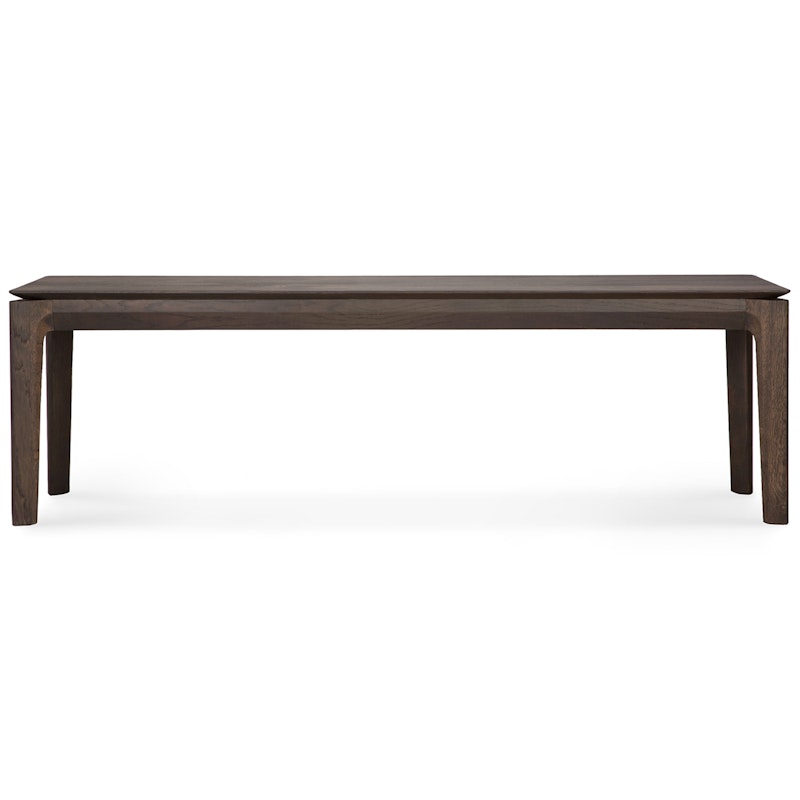 Bok Benk Mørkmalt Eik, 35x166 cm