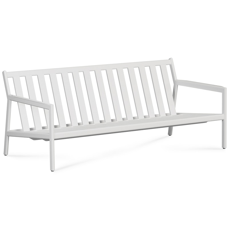 Jack Outdoor 2-Seter Sofa Aluminium, Hvit