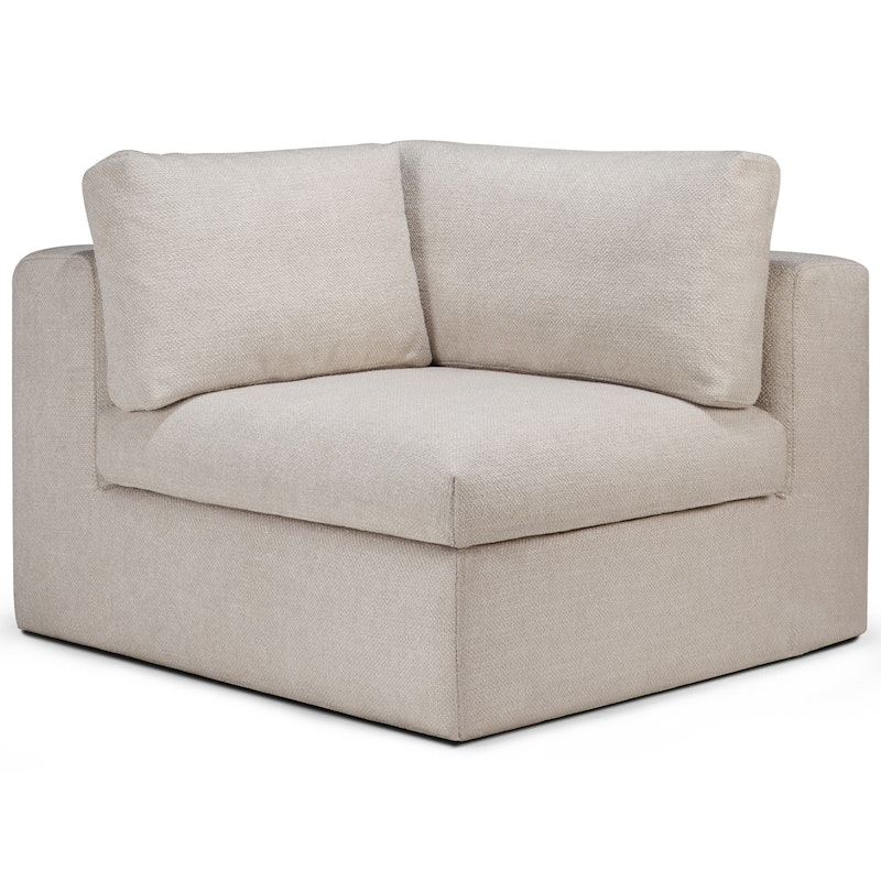 Mellow Sofa Hjørnedel Avtagbar Stopning, Ivory