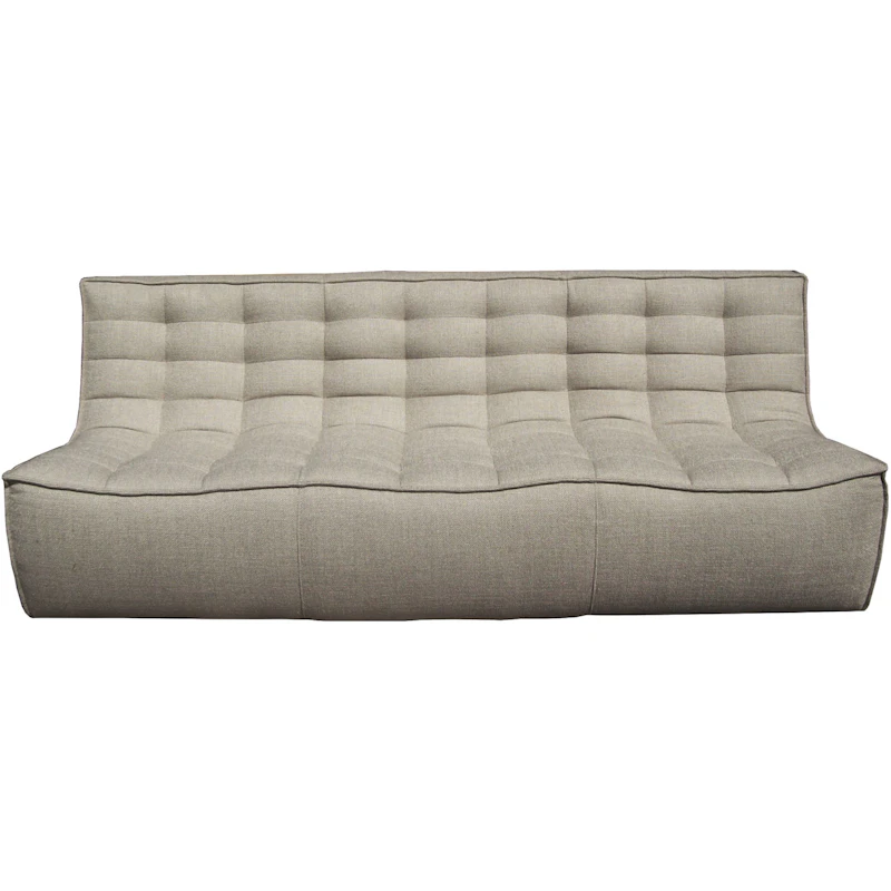 N701 Sofa, Beige 3-seters