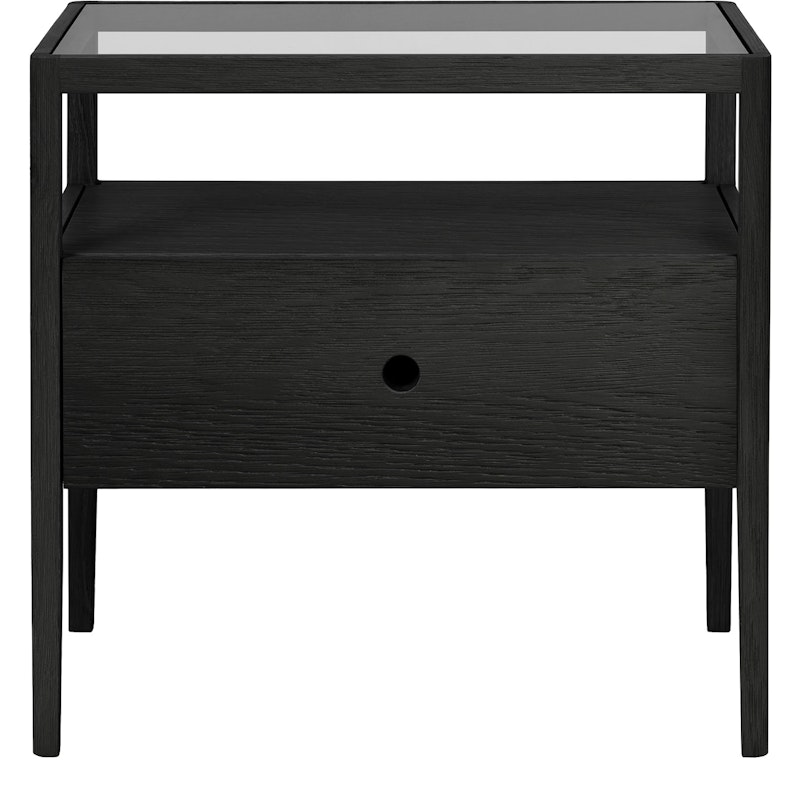 Spindle Nattbord, Svartbeiset Eik