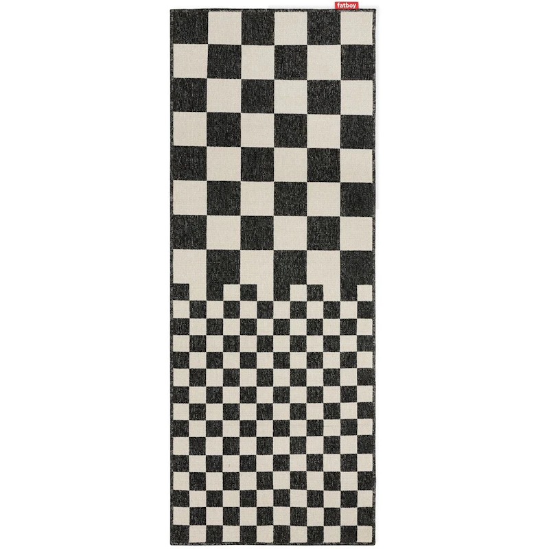 Carpretty Catwalk Square Affair Teppe, Creme / Antrasitt