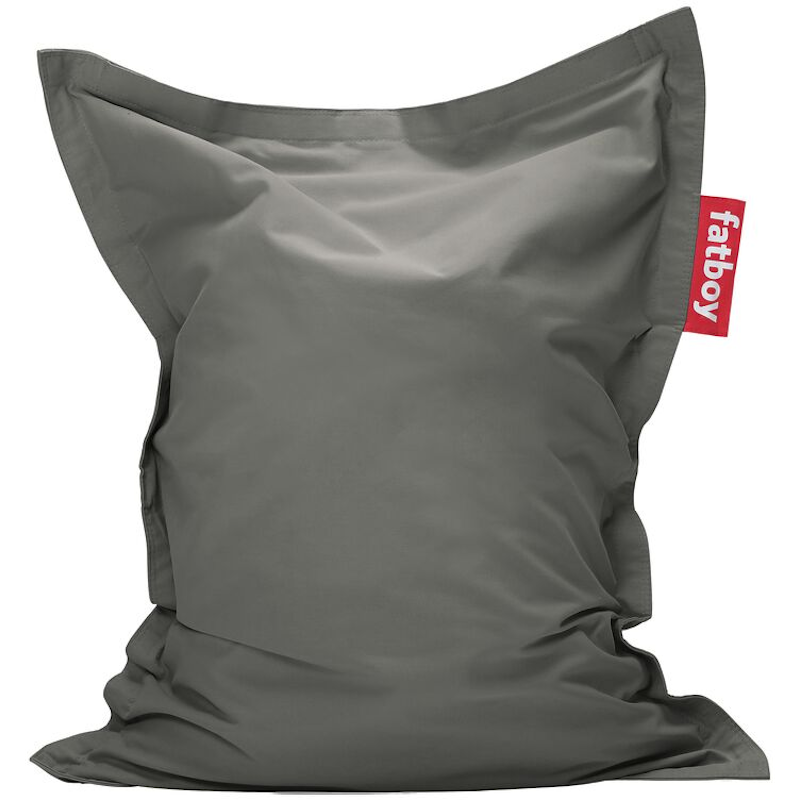 Junior Canvas Recycled Sittesekk, Charcoal Grey