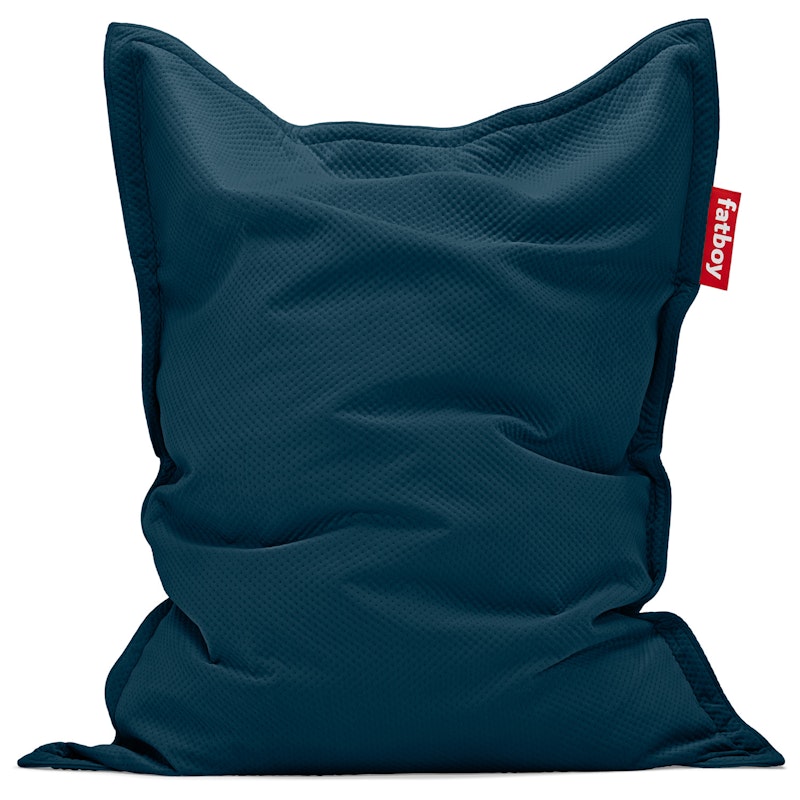 Recycled Original Slim Royal Velvet Sittesekk, Deep Sea