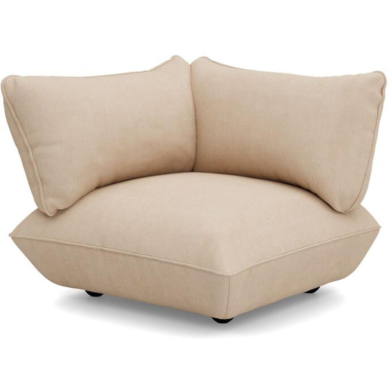 Sumo Left Cord Recycled Hjørnedel, Beige