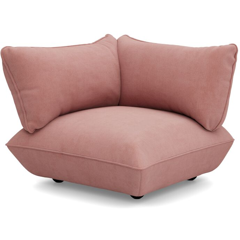 Sumo Left Cord Recycled Hjørnedel, Soft Pink