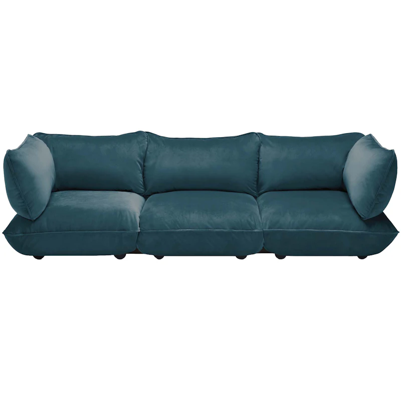 Sumo 4-Seter Sofa Fløyel, Petrol