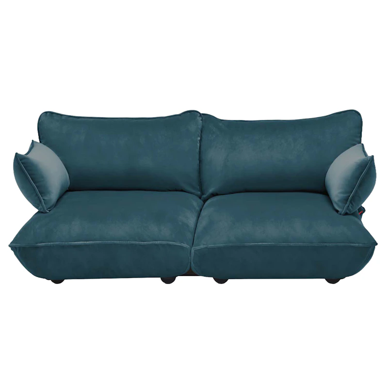Sumo 3-Seter Sofa Fløyel, Petrol