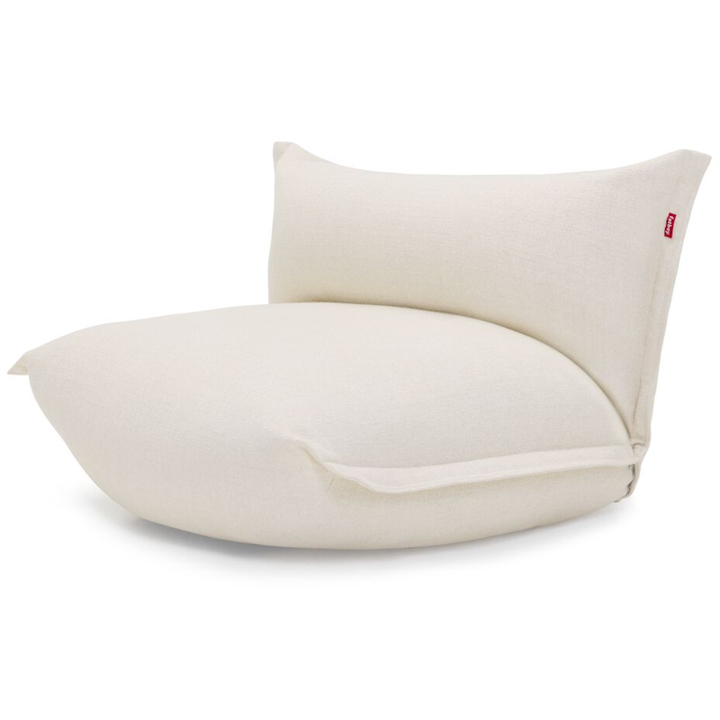 The BonBaron Slim Boucle Loungestol, Creme