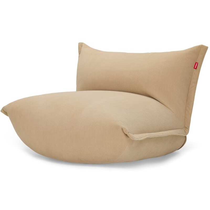 The BonBaron Slim Cord Recycled Loungestol, Beige