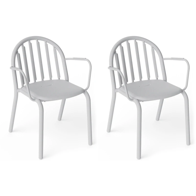 Fred's Lenestol 2-pk, Lysegrå