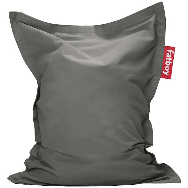 Junior Canvas Recycled Sittesekk, Charcoal Grey