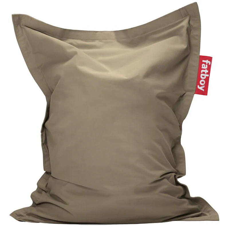 Junior Canvas Recycled Sittesekk, Grey Taupe