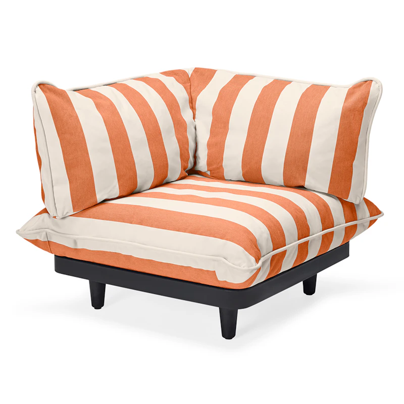 Paletti Høyre hjørnemodul, Oransje / Creme