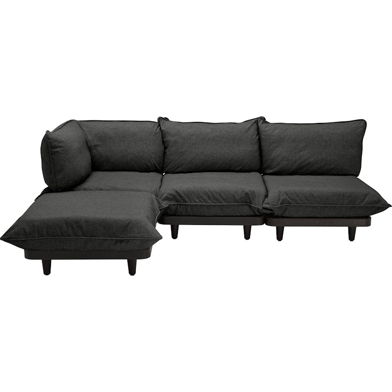 Paletti Modulsofa 3-seters med Sjeselong, Thunder Grey