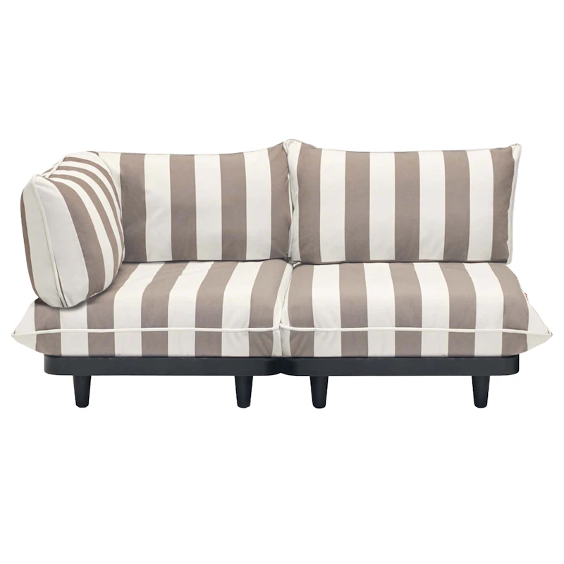 Paletti Modulsofa 2-seters, Stripe Cacao (Left)