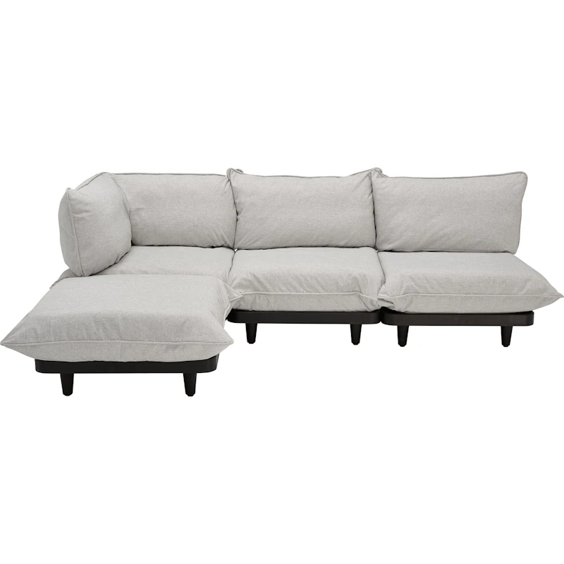 Paletti Modulsofa 3-seters Med Sjeselong, Mist