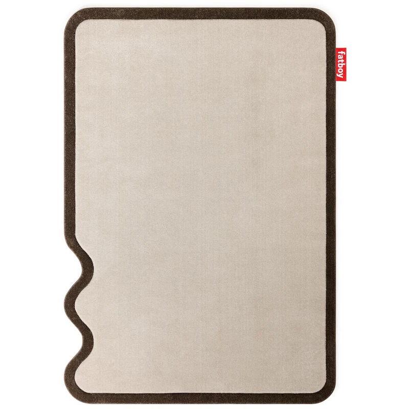 Petit Not Straight Teppe, Creme / Brun