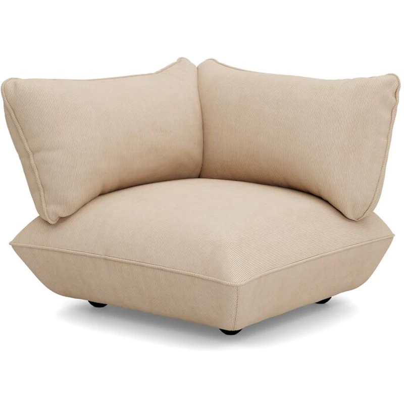 Sumo Left Cord Recycled Hjørnedel, Beige