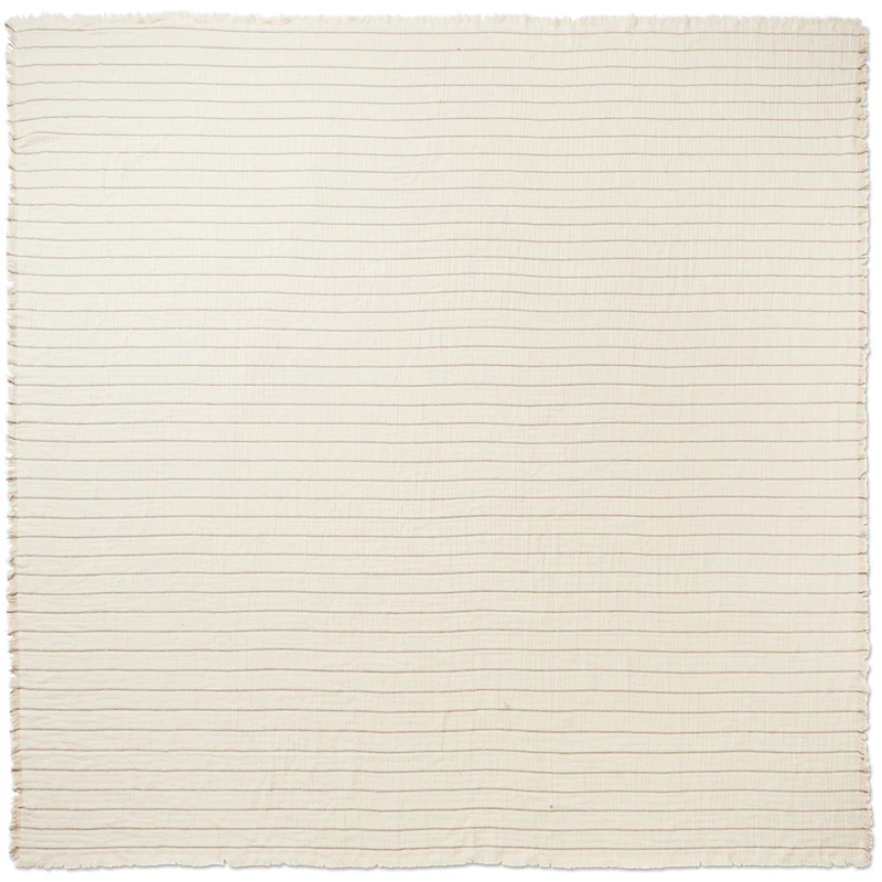 Aires Sengeteppe 240x250 cm, Undyed